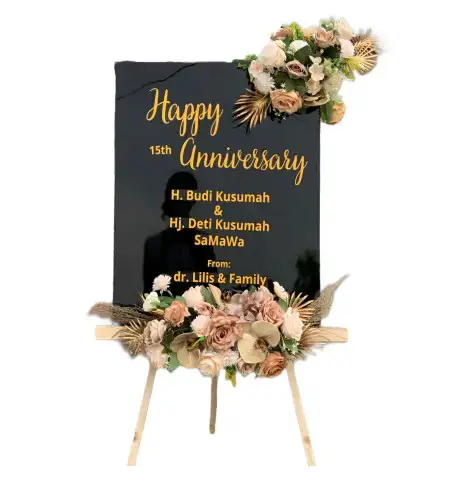 Papan Bunga Akrilik Krumpakan