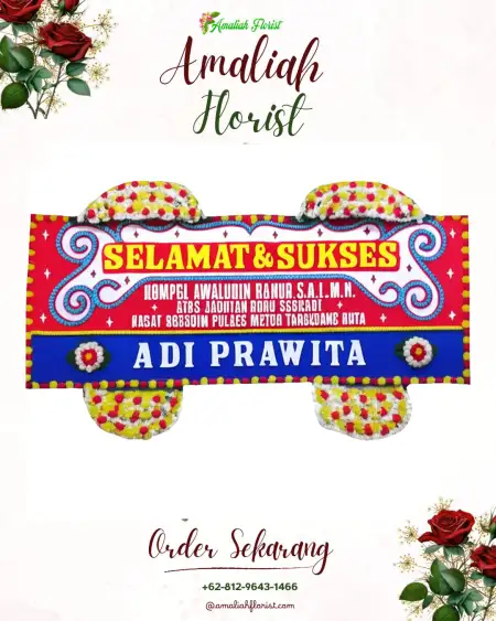 Papan Bunga Ucapan Selamat Krumpakan